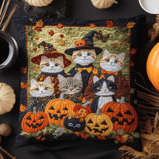 Cat Coven Halloween Pillow Case NCU0TH1757