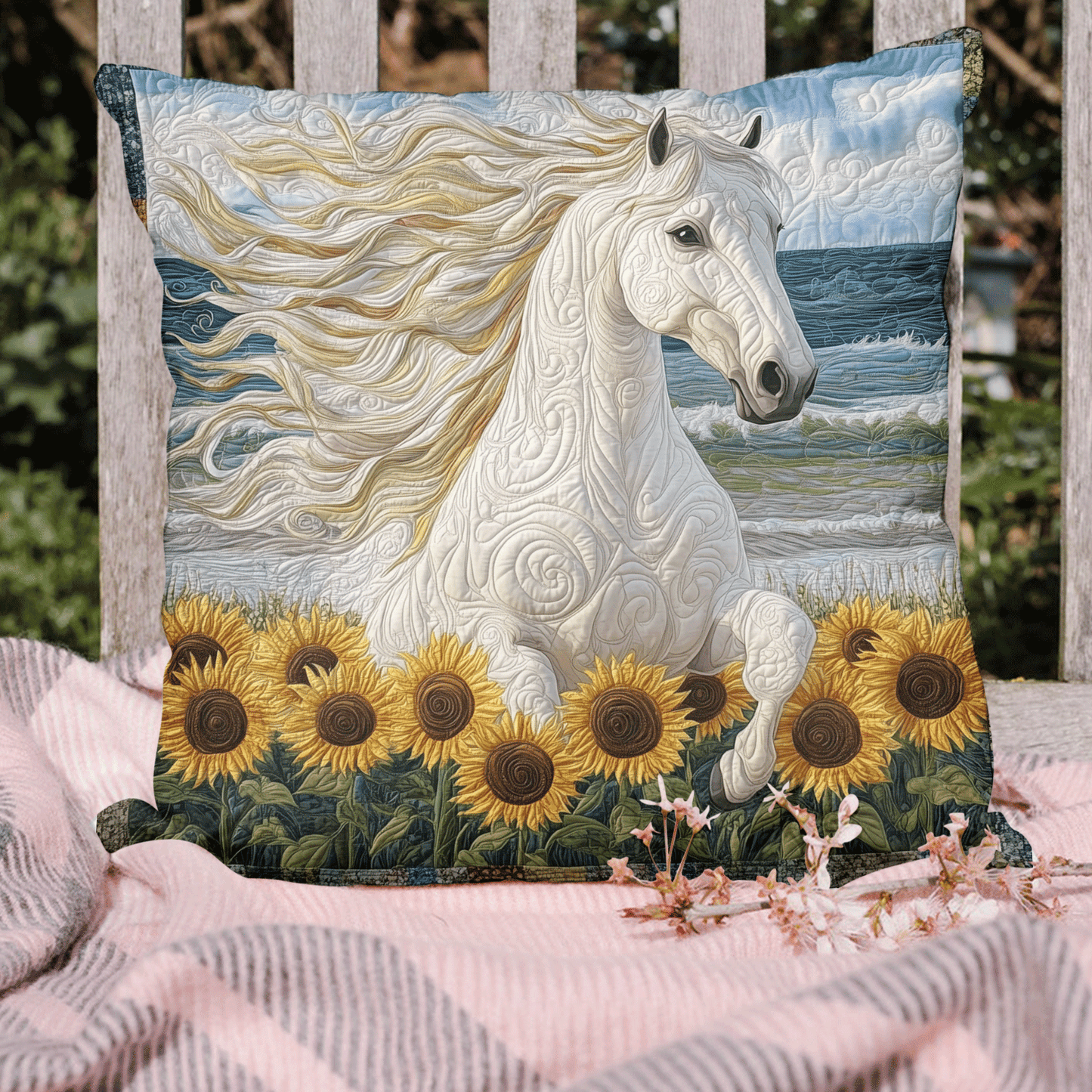 Sunflower Gallop Pillow Case NCU0TH1767