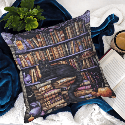 Cat Among Books Pillow Case NCU0TH1753