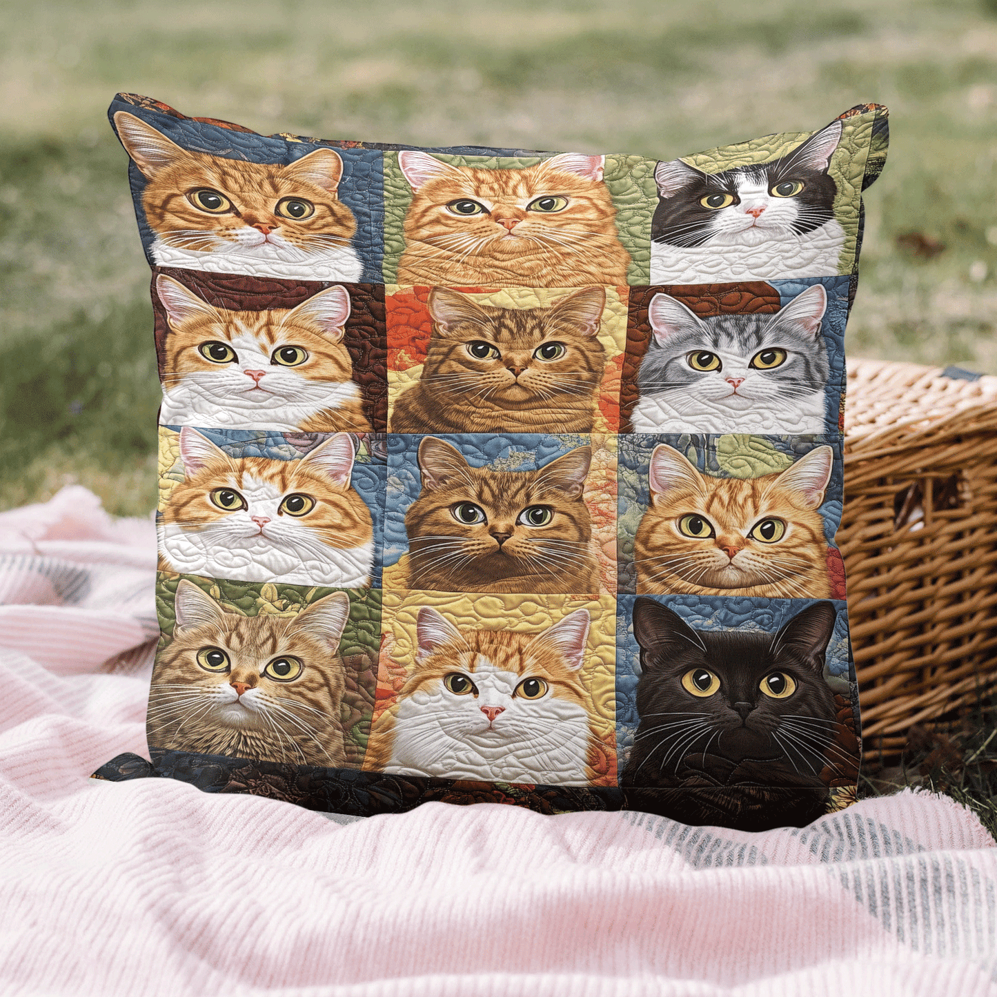 Cats in Bloom Pillow Case NCU0TL1306