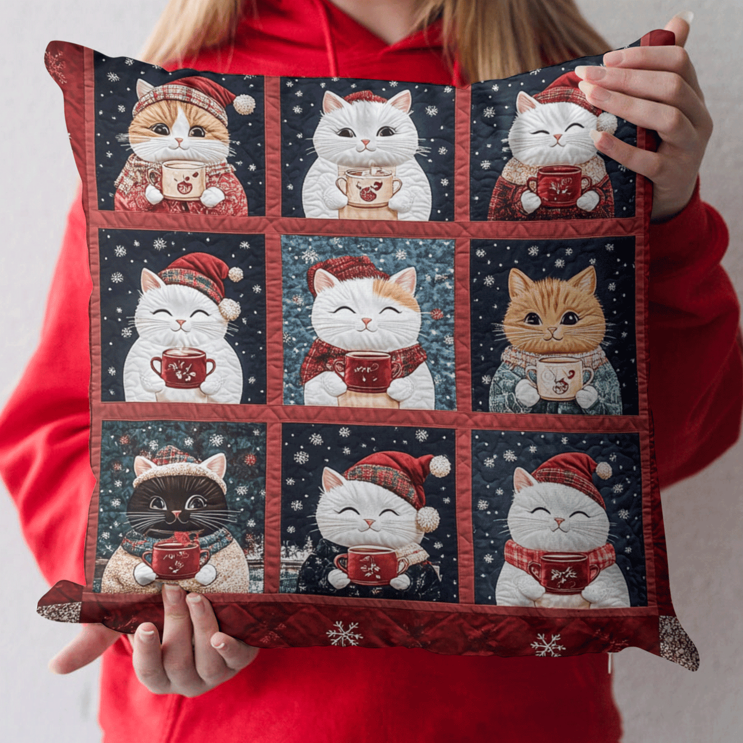 Christmas Cats Pillow Case NCU0TL1309