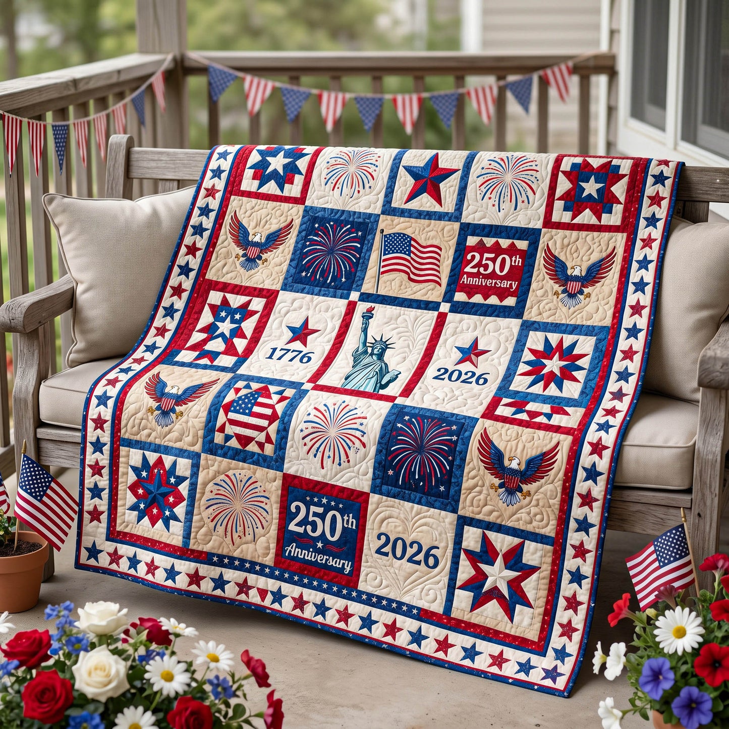 Nation Pride Quilted Blanket NCU0NTD1872