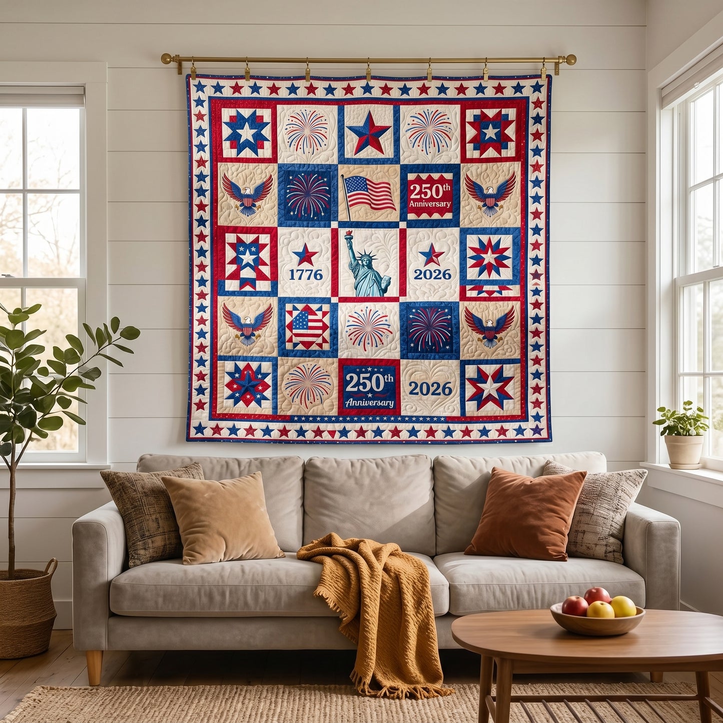Nation Pride Quilted Blanket NCU0NTD1872