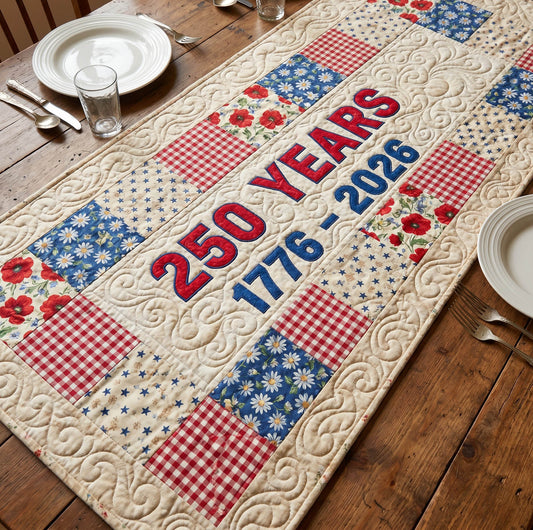 Nation Pride Quilted Table Runner NCU0NTD1904