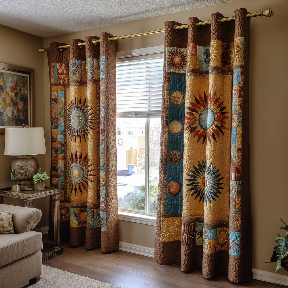Native Blessing Sun Quilted Curtains NCU0TH3894