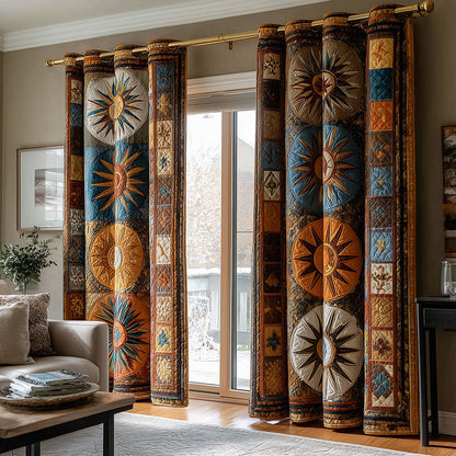 Native Bold Spirit Quilted Curtains NCU0TH3895