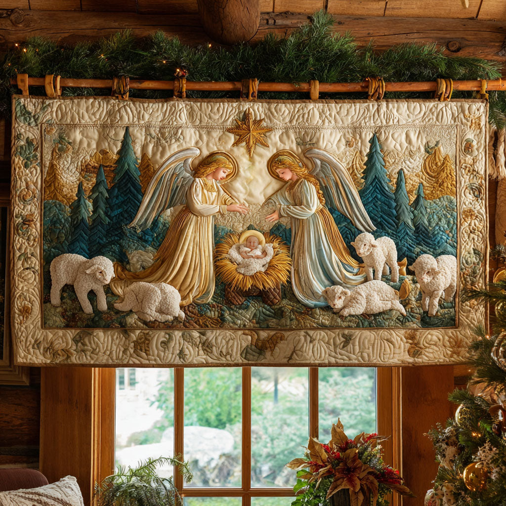 Nativity Serenity Quilted Valance NCU0NTV507
