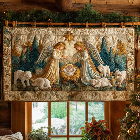 Nativity Serenity Quilted Valance NCU0NTV507