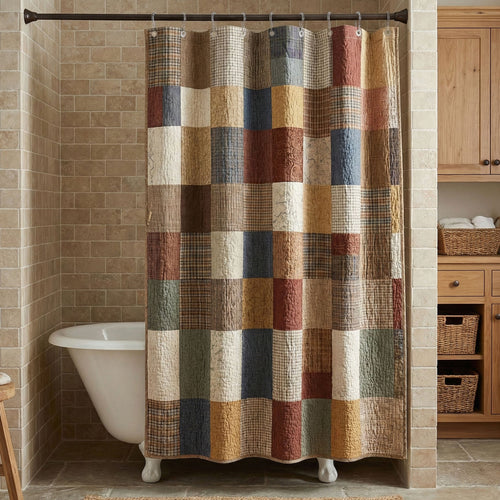 Natural Patch Shower Curtain NCU0NNT2927