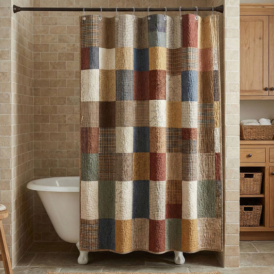 Natural Patch Shower Curtain NCU0NNT2927