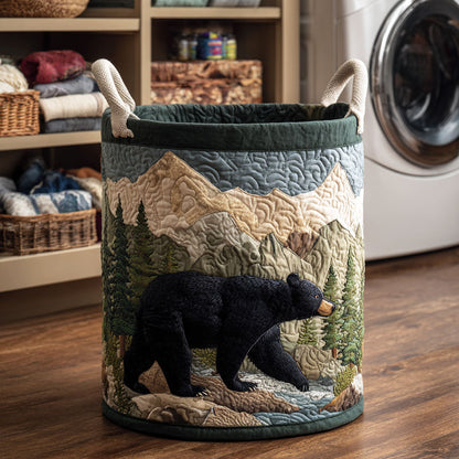 Nature Ascent Quilted Laundry Basket NCU0NTV415