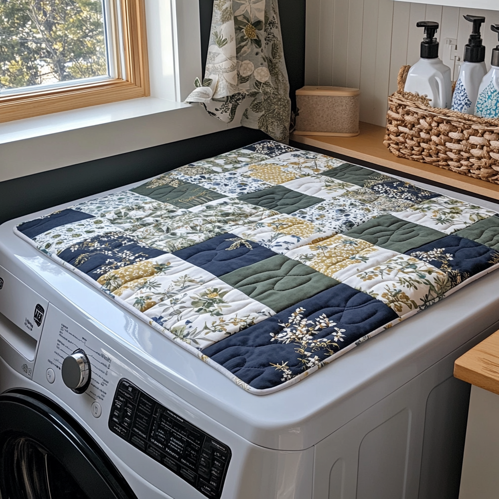 Nature Bliss Quilted Washer and Dryer Cover NCU0DDK1076