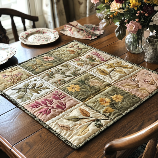 Nature Bloom Quilted Table Topper NCU0DDK505