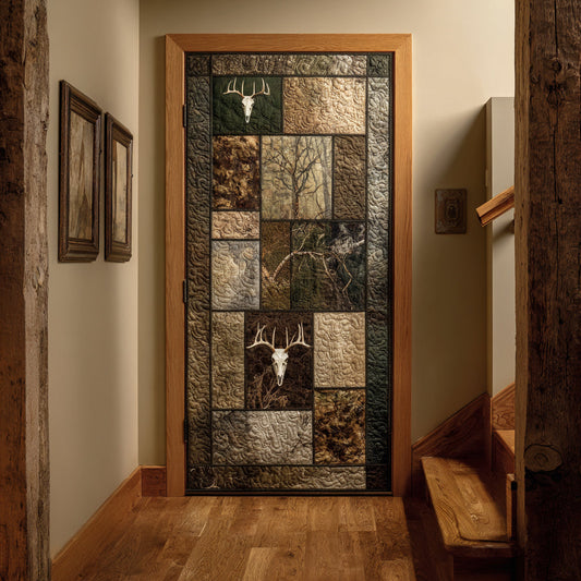 Nature Camo Quilted Door Cover NCU0DV1586