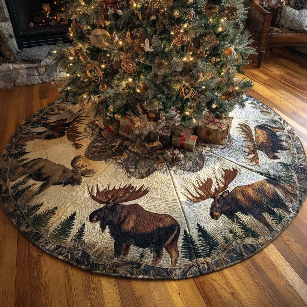 Nature Companions Christmas Quilted Tree Skirt NCU0NNT2507