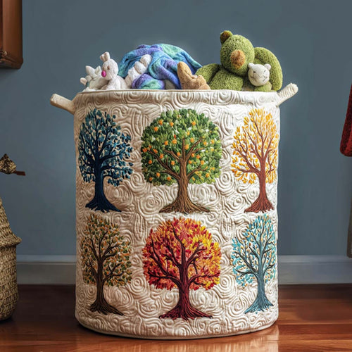 Nature Embrace Quilted Laundry Basket NCU0NNT1582