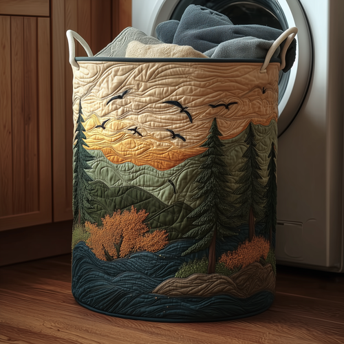 Nature Escape Quilted Laundry Basket NCU0TH2931