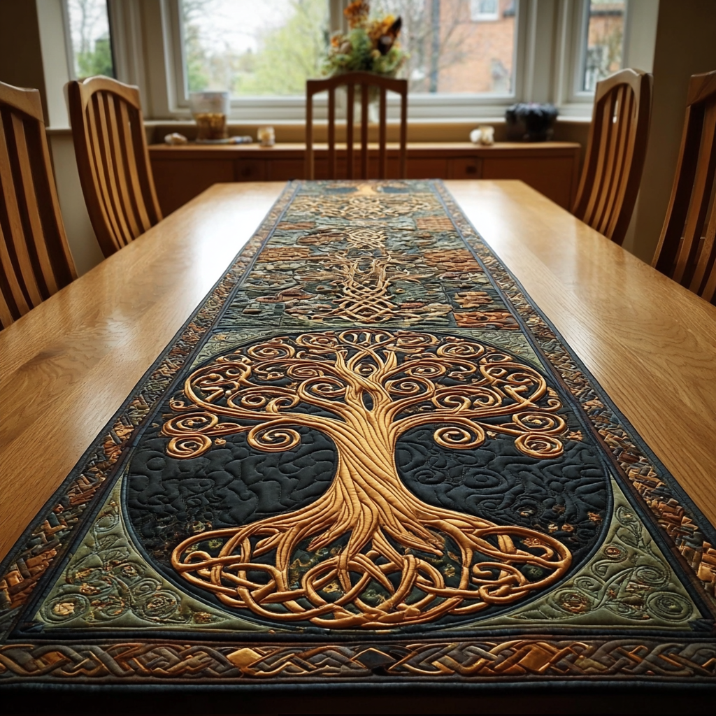 Nature Essence Quilted Table Runner NCU0DDK1302