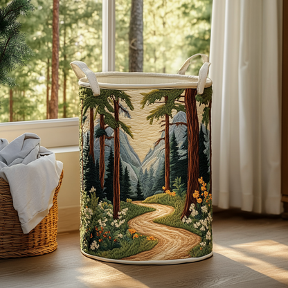 Nature Haven Quilted Laundry Basket NCU0DDK1238