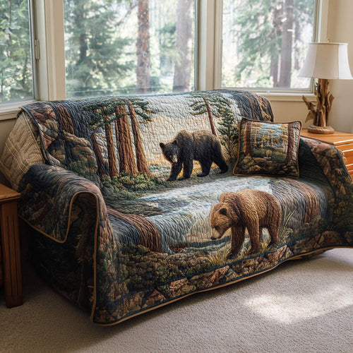 Natures Refuge Quilted Sofa Cover NCU0PTT2022