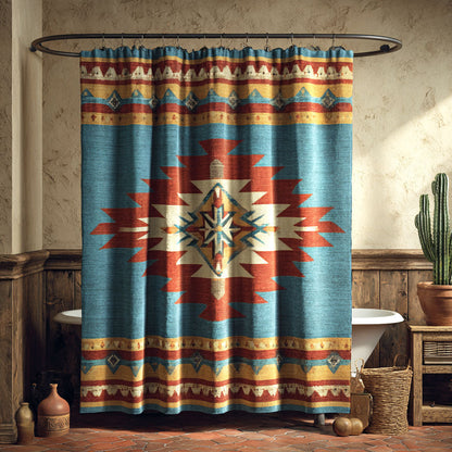 Navajo Star Path Shower Curtain NCU0NTV901