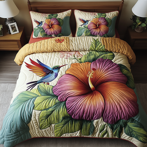 Nectar Dreams 3-Piece Quilted Bedding Set NCU0NVH602