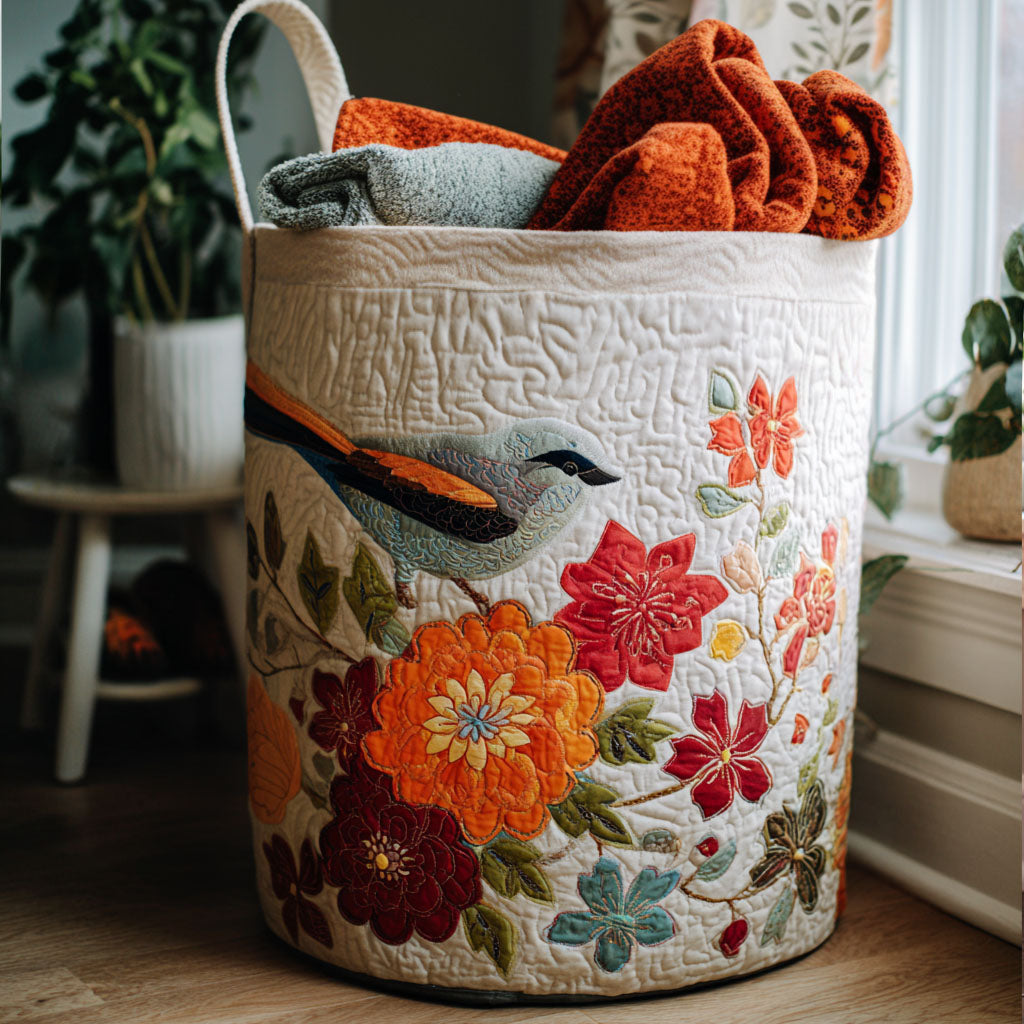 Nectar Nest Quilted Laundry Basket NCU0PTT1186