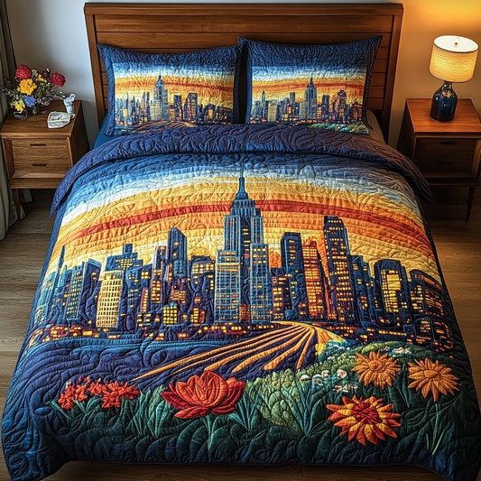 New York Lights Duvet Cover Set NCU0DV372