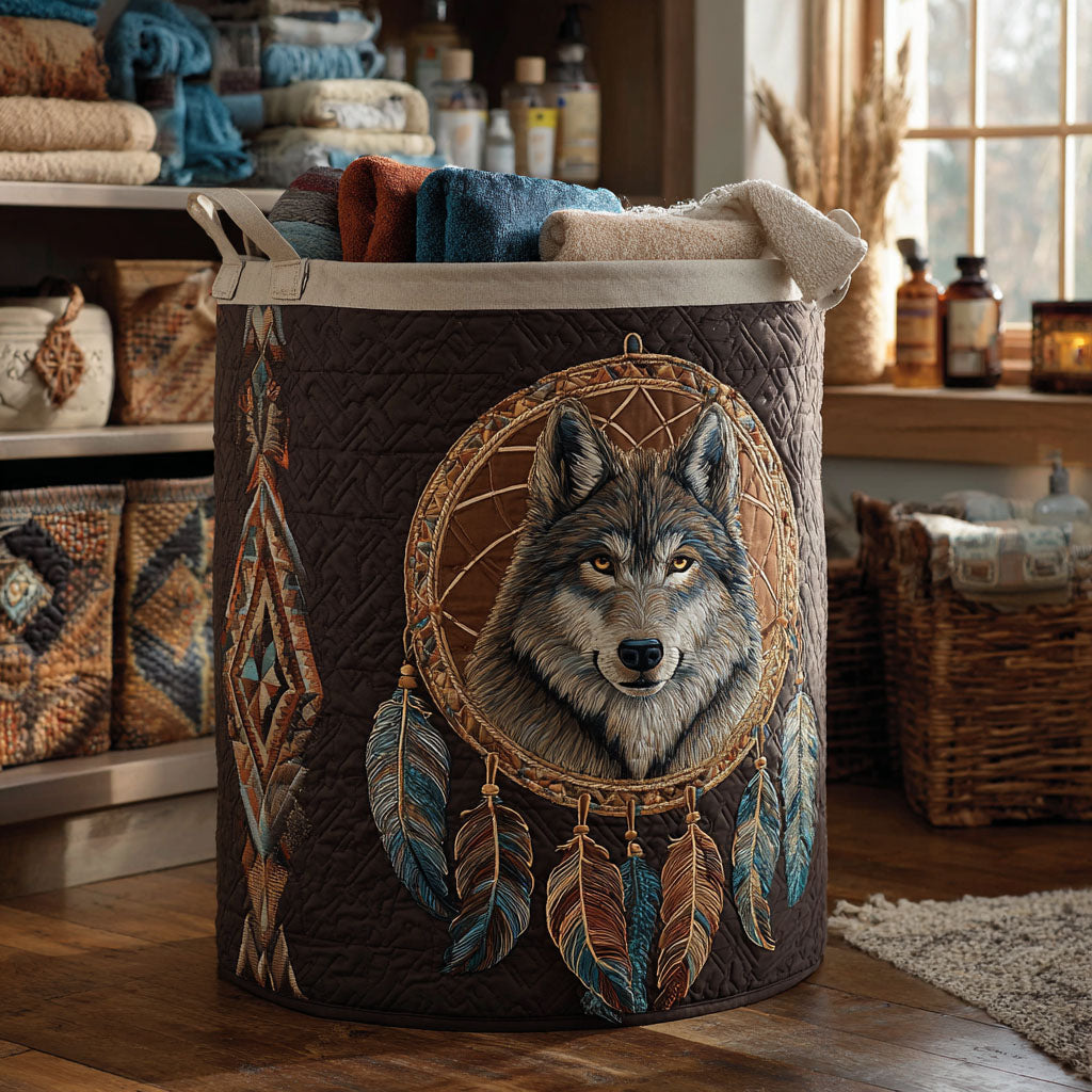 Night Guardian Quilted Laundry Basket NCU0NTV516