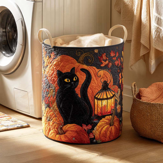 Night Prowler Quilted Laundry Basket NCU0NTD102