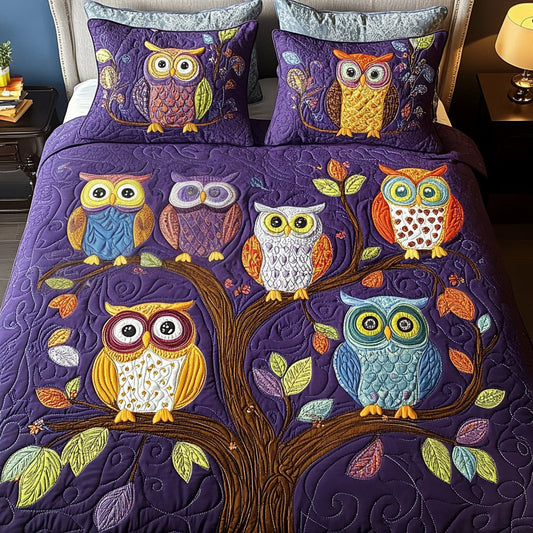 Night Watch 3-Piece Quilted Bedding Set NCU0VH803