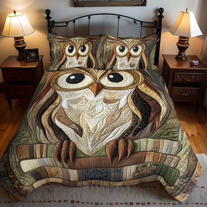 Night Watcher 3-Piece Quilted Bedding Set NCU0VL783