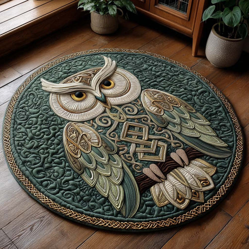 Night Watcher Quilted Round Mat NCU0NXD494