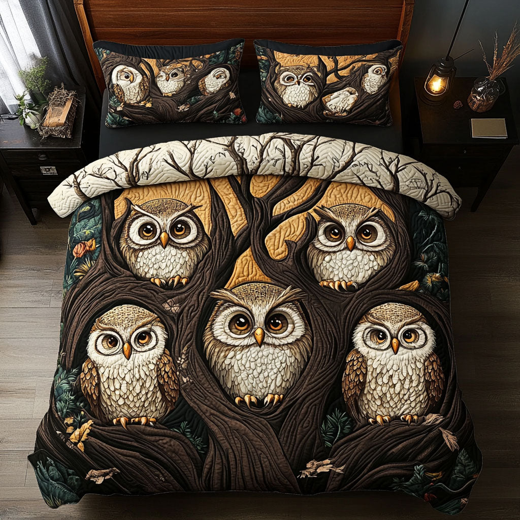 Nightfall Guardian 3-Piece Quilted Bedding Set NCU0PTT1283