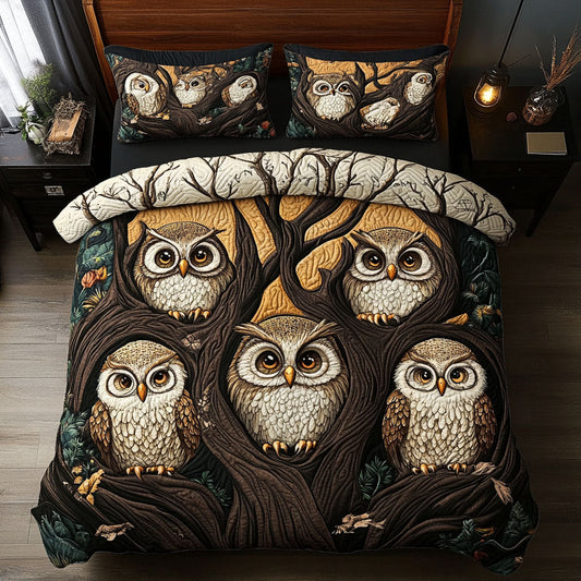 Nightfall Guardian 3-Piece Quilted Bedding Set NCU0PTT1283