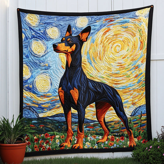 Nightscape Doberman Quilted Blanket NCU0NNT821