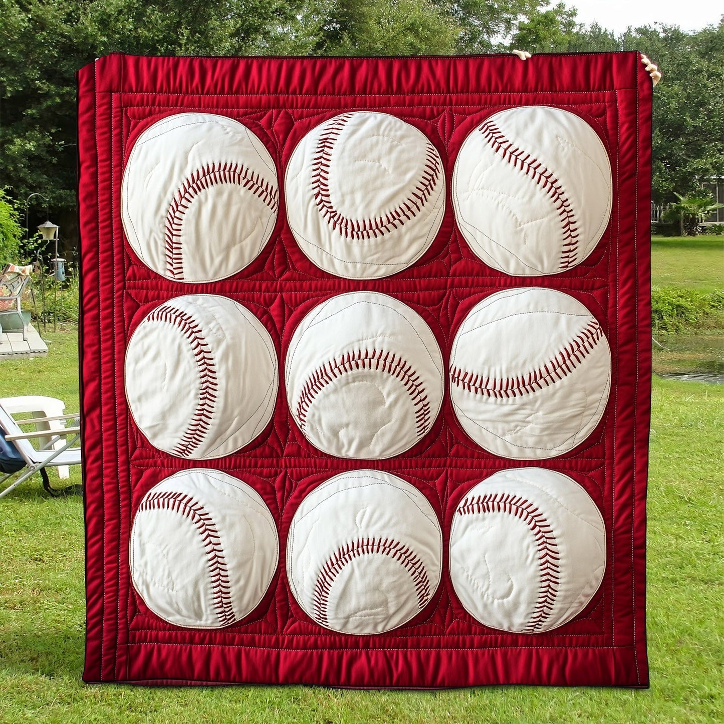 Ninth Inning Quilted Blanket NCU0TH1454