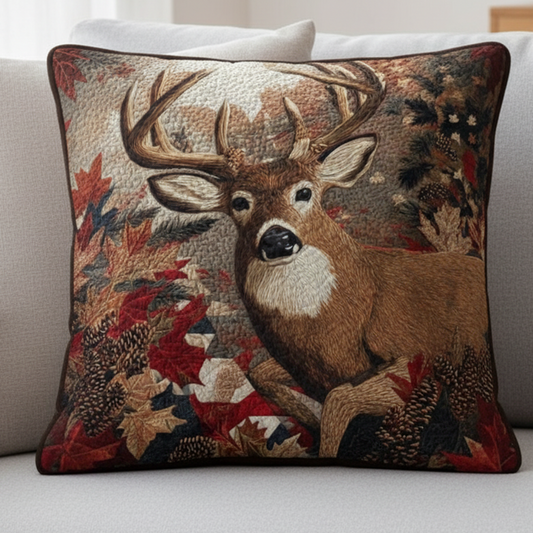 Noble Deer Quilted Pillow Case NCU0NNT1901