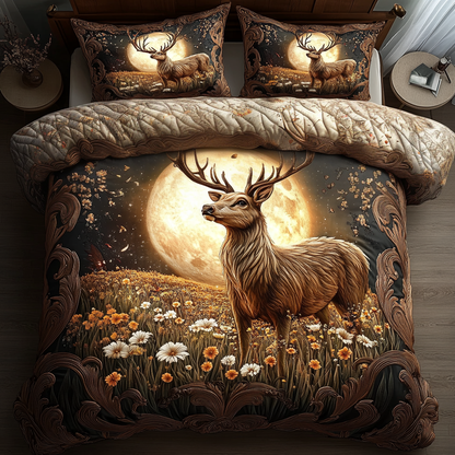 Noble Stag Quilted Bedding Set NCU0DV112