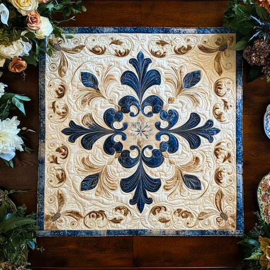 Noble Bloom Quilted Table Topper NCU0PTT820