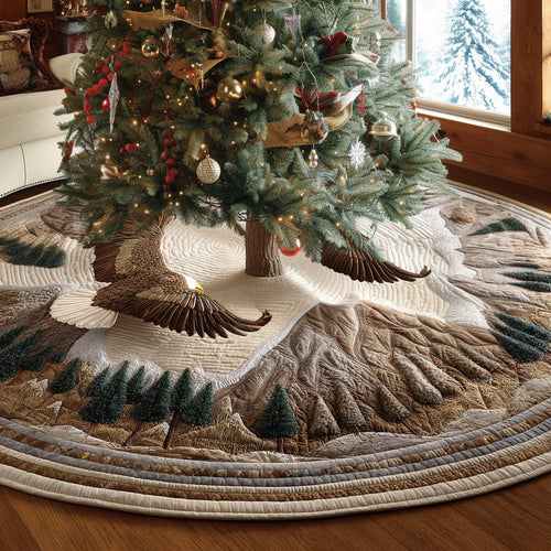 Noble Flight Christmas Quilted Tree Skirt NCU0DV1472
