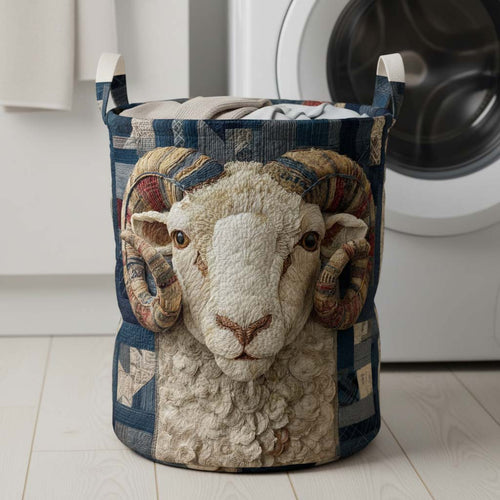 Noble Sheep Quilted Laundry Basket NCU0HNH921