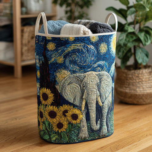 Noble Tusks Quilted Laundry Basket NCU0DV786