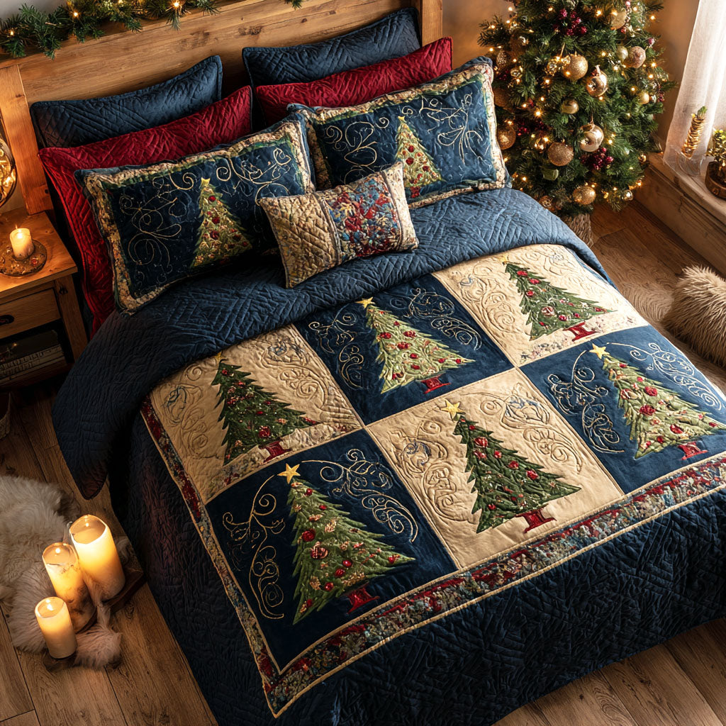 Noel Elegance 3-Piece Quilted Bedding Set NCU0NTV302