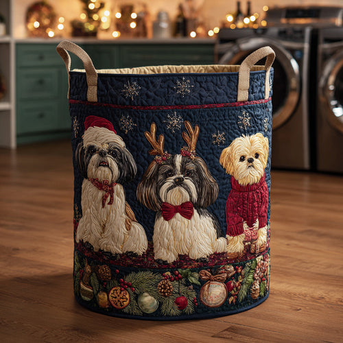 Noel Shih Tzu Quilted Table Runner NCU0HNH710