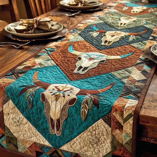 Nomad Skull Quilted Table Runner NCU0NTD1733