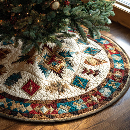 Nomad Sun Christmas Quilted Tree Skirt NCU0NTV476