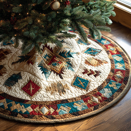Nomad Sun Christmas Quilted Tree Skirt NCU0NTV476