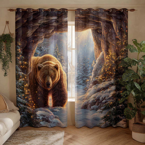 Nordic Bear Valor Quilted Curtains NCU0HNH777