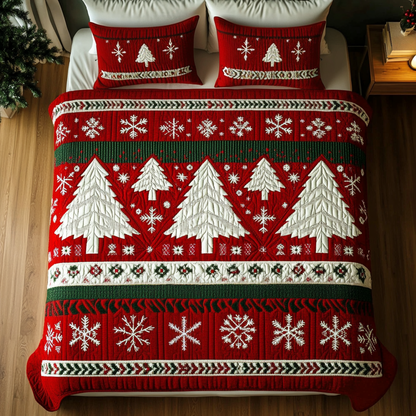 Nordic Noel 3-Piece Quilted Bedding Set NCU0VH470